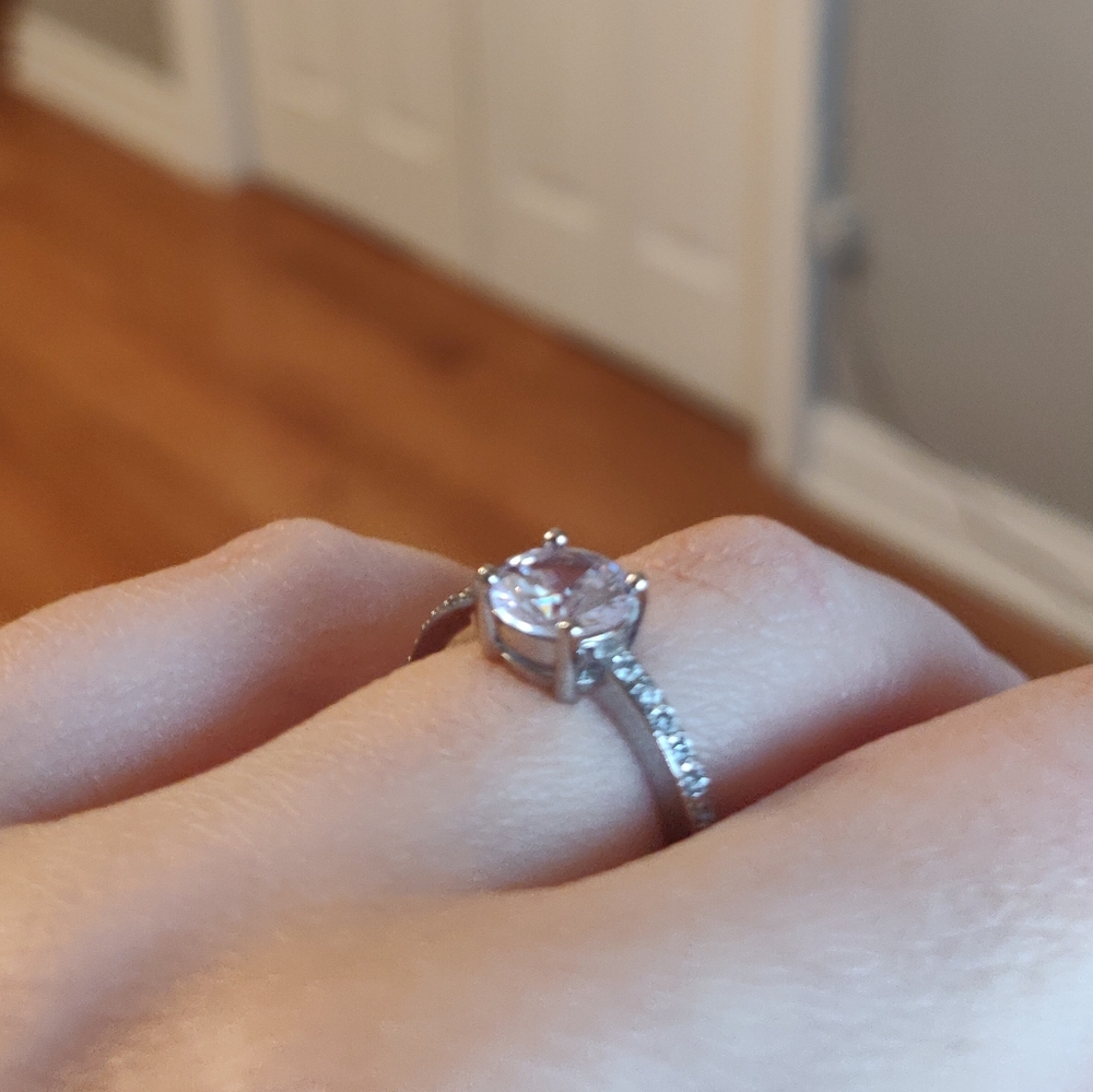 Circular solitaire ring - Picture 4 of 4